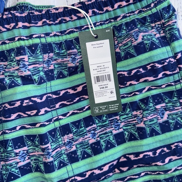 ALPINE DESIGN ' 5" PULL ON SHORT ' Nylon P/O Short PRT Blue $48 - Picture 2 of 5
